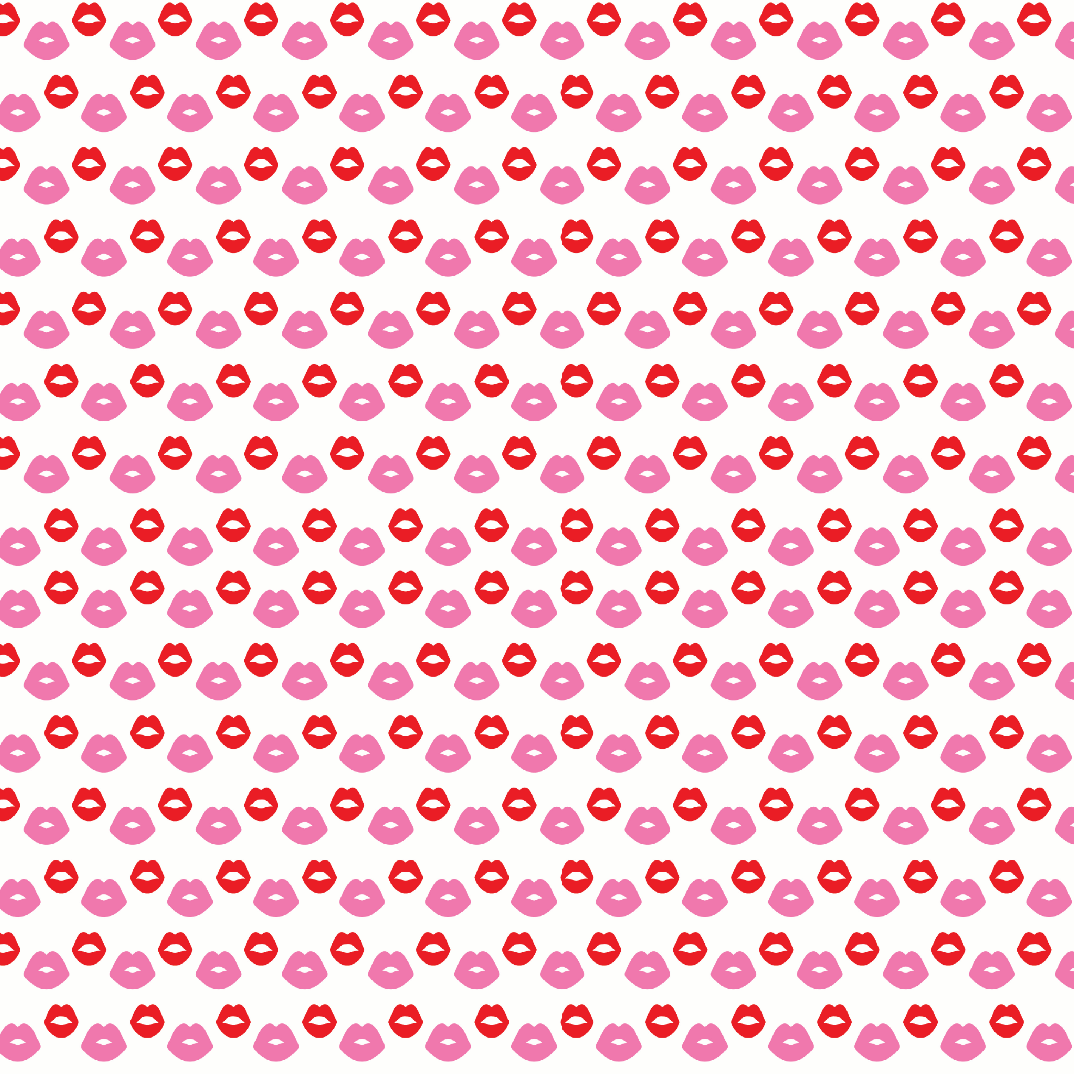 P1187 | Pink & Red Lips Pattern Acrylic Sheets - CMB Pattern Acrylic